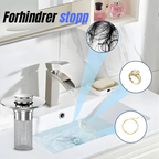 RentFløde™ Pop-Up Avløpsventil med Filter