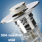 RentFløde™ Pop-Up Avløpsventil med Filter