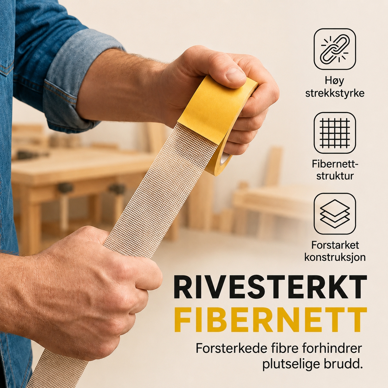 GripNet™ Fiks hjemmet uten bor, spiker eller kluss