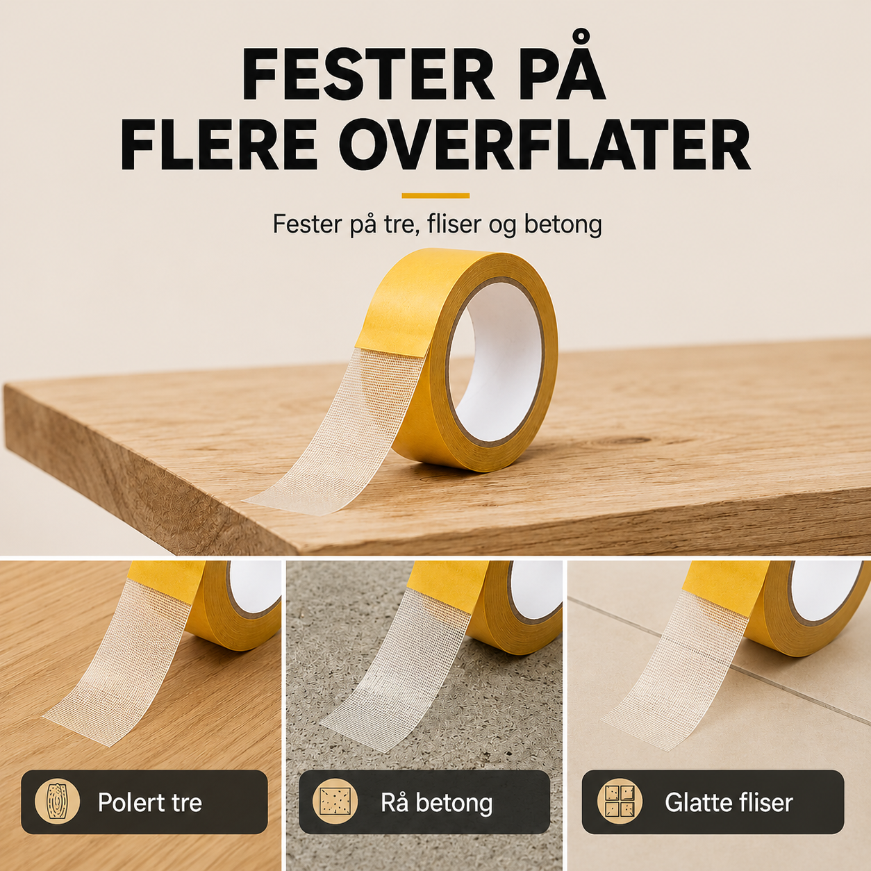 GripNet™ Fiks hjemmet uten bor, spiker eller kluss